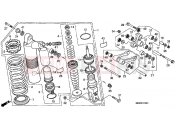 HONDA XR650R3 XR650R 2003 F-21 REAR SHOCK ABSORBER