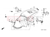 HONDA XR650R3 XR650R 2003 F-22 REAR FENDER (CM)