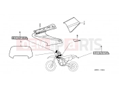 HONDA XR650R3 XR650R 2003 F-30-3 STRIP (XR650R3)
