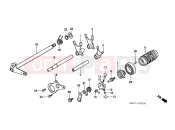 HONDA CR85R3 CB85R 2003 E-9 TRANSMISSION DRUM
