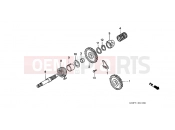 HONDA CR85R3 CB85R 2003 E-10 DRIVE SHAFT AXLE