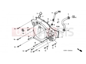 HONDA CR85R4 CB85R 2004 E-2 RIGHT CRANKSHAFT COVER