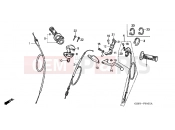 HONDA CR85R4 CB85R 2004 F-1 HANDLE LEVER / SWITCH / CABLE