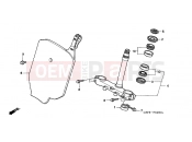 HONDA CR85R4 CB85R 2004 F-4 STEERING WHEEL