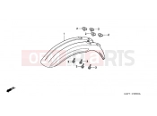 HONDA CR85R4 CB85R 2004 F-5 FRONT FENDER