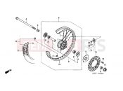 HONDA CR85R4 CB85R 2004 F-8 FRONT WHEEL