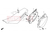 HONDA CR85R4 CB85R 2004 F-13 SEAT