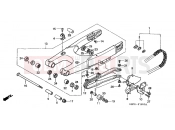 HONDA CR85R4 CB85R 2004 F-18 SWING ARM