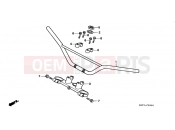 HONDA CR80RT CR80R 1996 F-3 STEERING BAR PIPE / UPPER BRIDGE