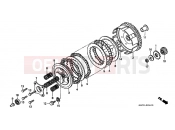 HONDA CR80RBW CR80RB 1998 E-4 CLUTCH