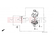 HONDA CR80RBW CR80RB 1998 E-11-1 CARBURETOR OPTIONAL PARTS KIT