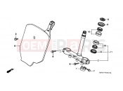 HONDA CR80RBW CR80RB 1998 F-4 STEERING WHEEL