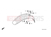 HONDA CR80RBW CR80RB 1998 F-5 FRONT FENDER