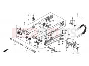 HONDA CR80RBW CR80RB 1998 F-18 SWING ARM