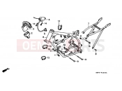 HONDA CR80RBW CR80RB 1998 F-22 FRAME HOUSING