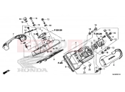 HONDA CTX1300E CTX1300 2014 E-1 SZELEPFEDÉL