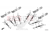 HONDA CTX1300E CTX1300 2014 E-3 VEZÉRMŰTENGELY/SZELEP