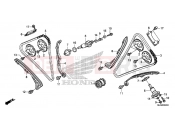 HONDA CTX1300E CTX1300 2014 E-4 VEZÉRMŰLÁNC/FESZÍTŐ