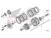 HONDA CTX1300E CTX1300 2014 E-8 TENGELYKAPCSOLÓ