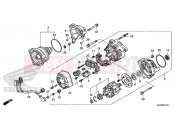 HONDA CTX1300E CTX1300 2014 E-11 GENERÁTOR