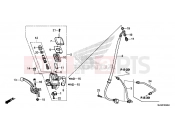 HONDA CTX1300E CTX1300 2014 F-5 FRONT BRAKE MASTER CYLINDER