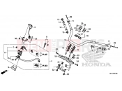 HONDA CTX1300E CTX1300 2014 F-7 STEERING BAR PIPE / UPPER BRIDGE