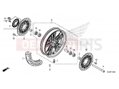 HONDA CTX1300E CTX1300 2014 F-14 FRONT WHEEL