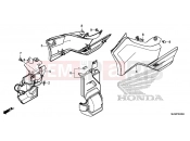 HONDA CTX1300E CTX1300 2014 F-24 SIDE COVER