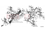 HONDA CTX1300E CTX1300 2014 F-30 LÁBTARTÓ