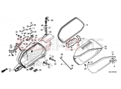 HONDA CTX1300E CTX1300 2014 F-47 SADDLE BAG