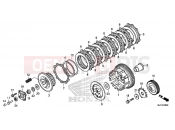 HONDA CTX700AF CTX700A 2015 E-8 CLUTCH (CTX700A)