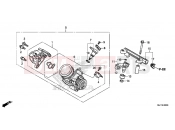HONDA CTX700AF CTX700A 2015 E-25 THROTTLE HOUSING