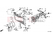 HONDA CTX700AF CTX700A 2015 F-42 RADIATOR