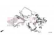 HONDA CTX700AF CTX700A 2015 F-43 WINDSCREEN