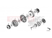 HONDA CTX700DF CTX700A 2015 E-8-10 CLUTCH (CTX700D)