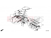 HONDA CTX700DF CTX700A 2015 F-22-21 POCKET