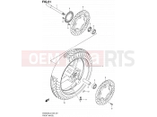 SUZUKI SV650SA L2 (2012) (E03,E28,E33) 51 - FRONT WHEEL