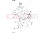 SUZUKI SV650SA L3 (2013) (E03,E28,E33) 38 - FUEL TANK (YAY)