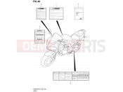 SUZUKI SV650SA L3 (2013) (E03,E28,E33) 48 - LABEL