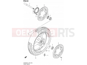 SUZUKI SV650SA L3 (2013) (E03,E28,E33) 54 - FRONT WHEEL