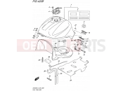 SUZUKI SV650SA L4 (2014) (E03,E28,E33) 420B - FUEL TANK (YBD)