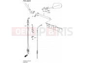 SUZUKI SV650SA L4 (2014) (E03,E28,E33) 462A - HANDLEBAR