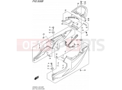 SUZUKI SV650SA L4 (2014) (E03,E28,E33) 506B - SEAT TAIL COVER (YBD)