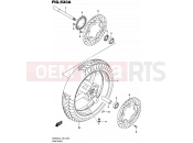 SUZUKI SV650SA L5 (2015) (E03,E28,E33) 530A - FRONT WHEEL