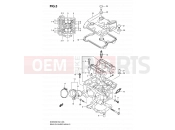 SUZUKI SV650SU K8 (2008) (E19) 3 - REAR CYLINDER HEAD
