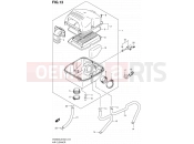 SUZUKI SV650SU L2 (2012) (E24) 13 - AIR CLEANER