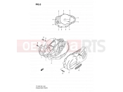 SUZUKI TF125 X (1999) 3 - CRANKCASE COVER