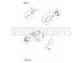 SUZUKI TF125 X (1999) 18 - TURN SIGNAL LAMP (MODEL X E24)
