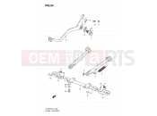 SUZUKI TF125 X (1999) 24 - STAND - FOOTREST (MODEL X/W)