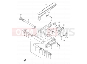 SUZUKI TL1000S X (1999) 52 - REAR SWINGING ARM (E02,E04,E25,E34,P37)